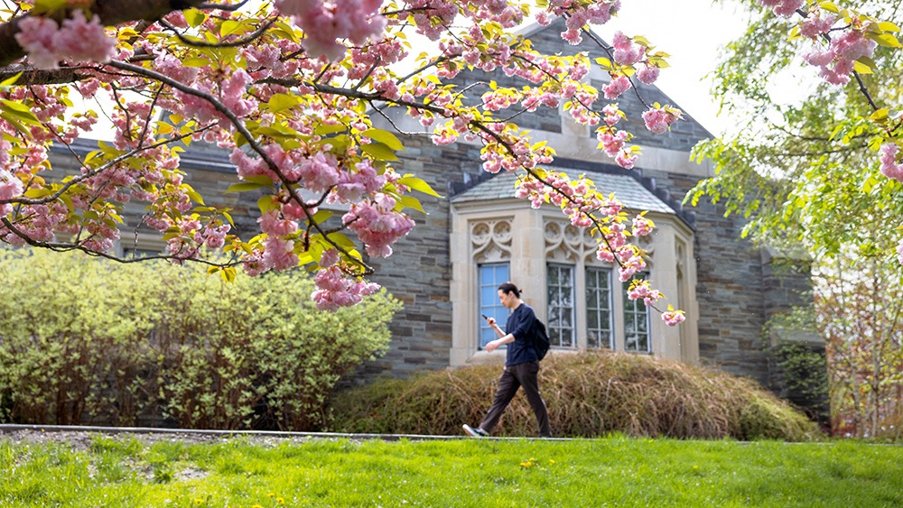 Welcoming spring at Teagle Hall