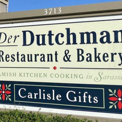 Der Dutchman restaurant sign