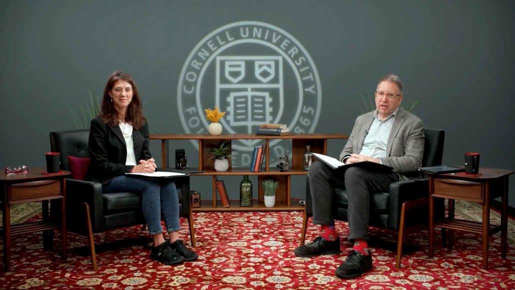 screenshot from Big Red, Global View: A Conversation on Cornell’s Global Vision