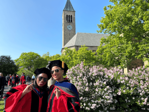 Deborah Arrindell ’79 and Kimberly Dowdell ’06
