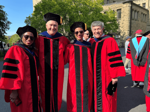 Left to right: Deborah Arrindell, Kraig Kayser, Kimberly Dowdell, Robert Harrison