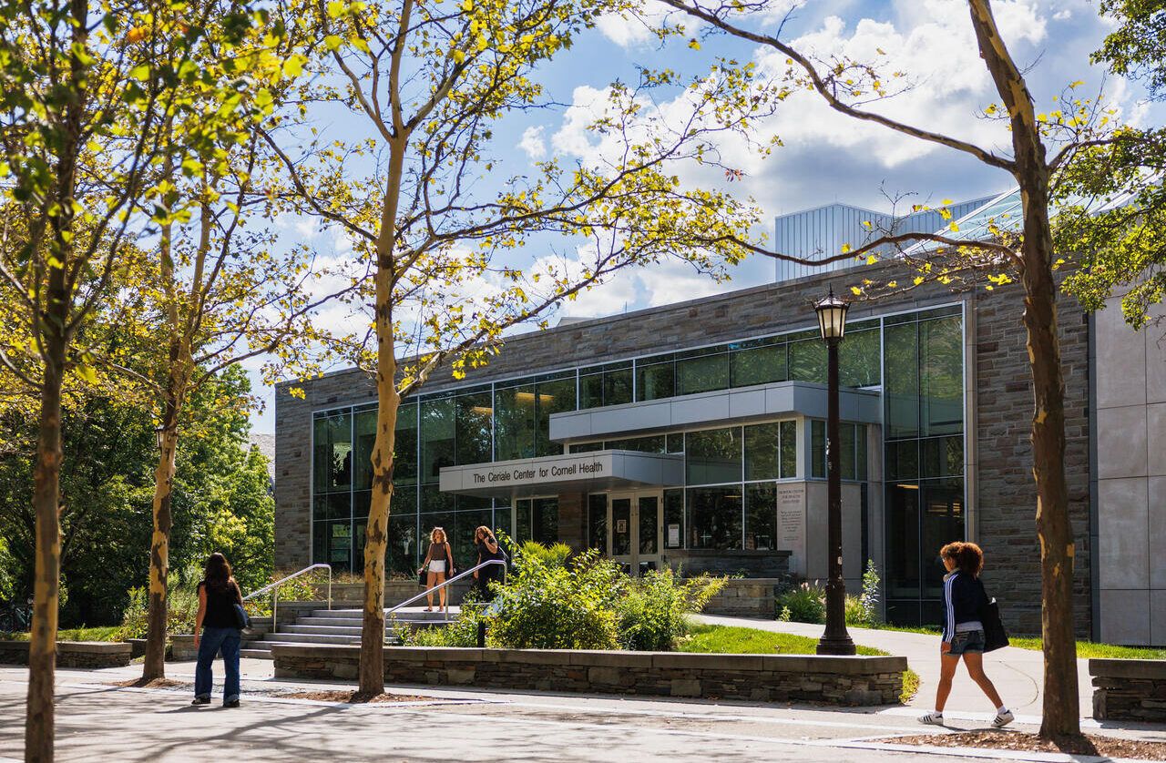 Exterior of The Ceriale Center for Cornell Health