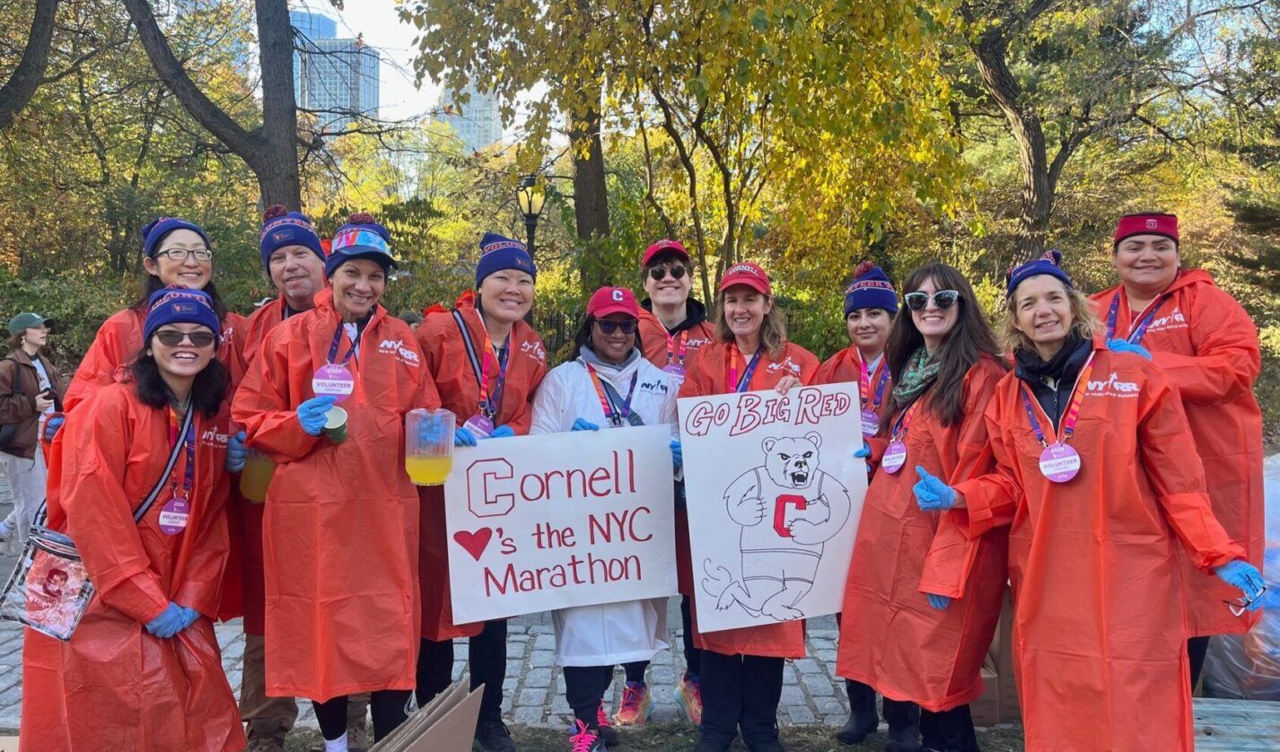 Five runners in the 2024 New York City Marathon raised awareness and dollars for NYC Cornellian’s undergraduate scholarship fund.