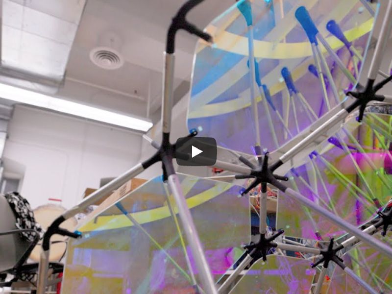 Still shot from the Department of Design tech video