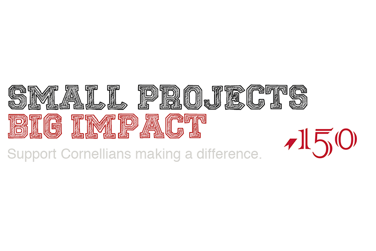 Small Projects Big Impact - Support Cornellians Making a Difference 150